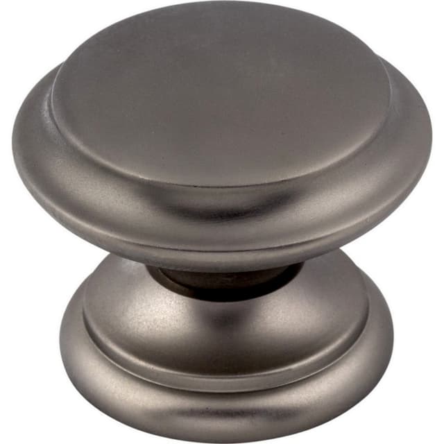 1-3/8" Dakota Flat Top Knob, Ash Gray