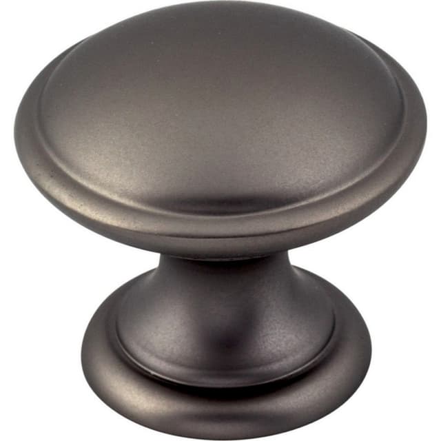 1-1/4" Dakota Round Knob, Ash Gray
