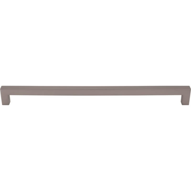 12" Nouveau Square Bar Pull, Ash Gray
