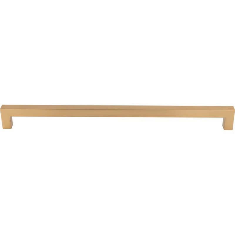 12" Nouveau Square Bar Pull, Honey Bronze