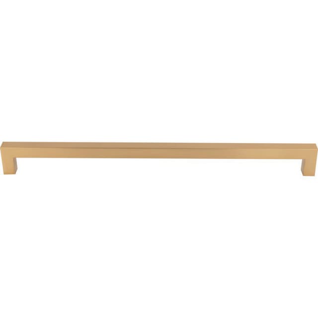 12" Nouveau Square Bar Pull, Honey Bronze
