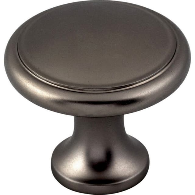 1-1/8" Nouveau Ringed Knob, Ash Gray