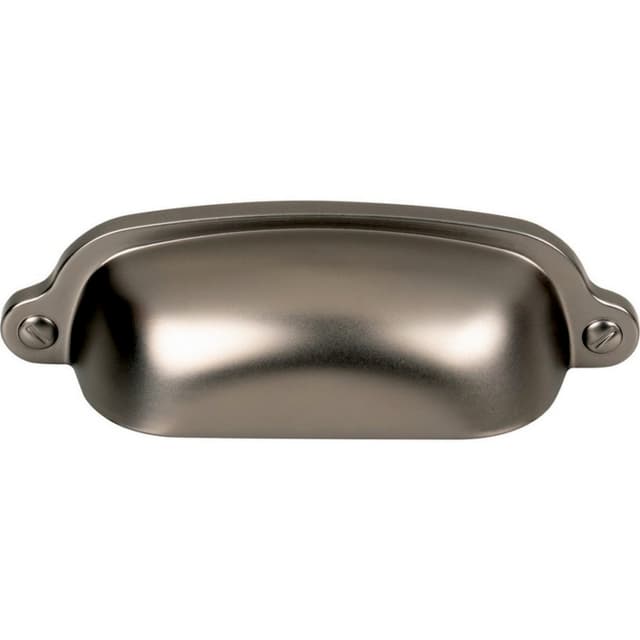 2-9/16" Dakota Charlotte Cup Pull, Ash Gray