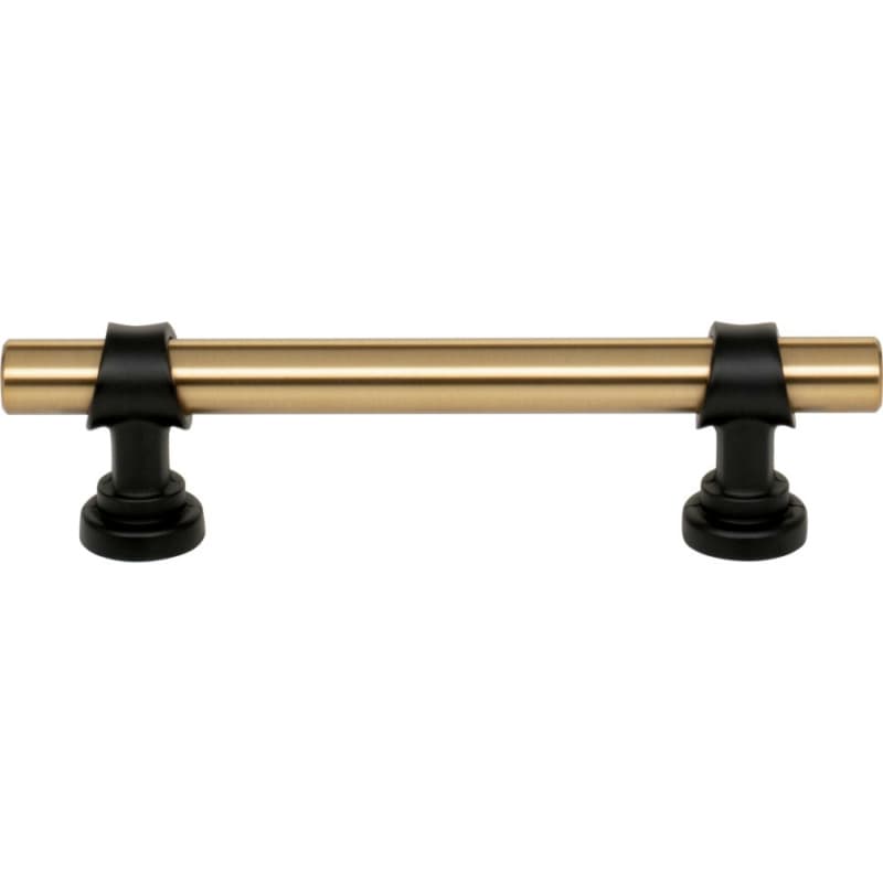 3-3/4" Dakota Bit Pull, Honey Bronze/Flat Black