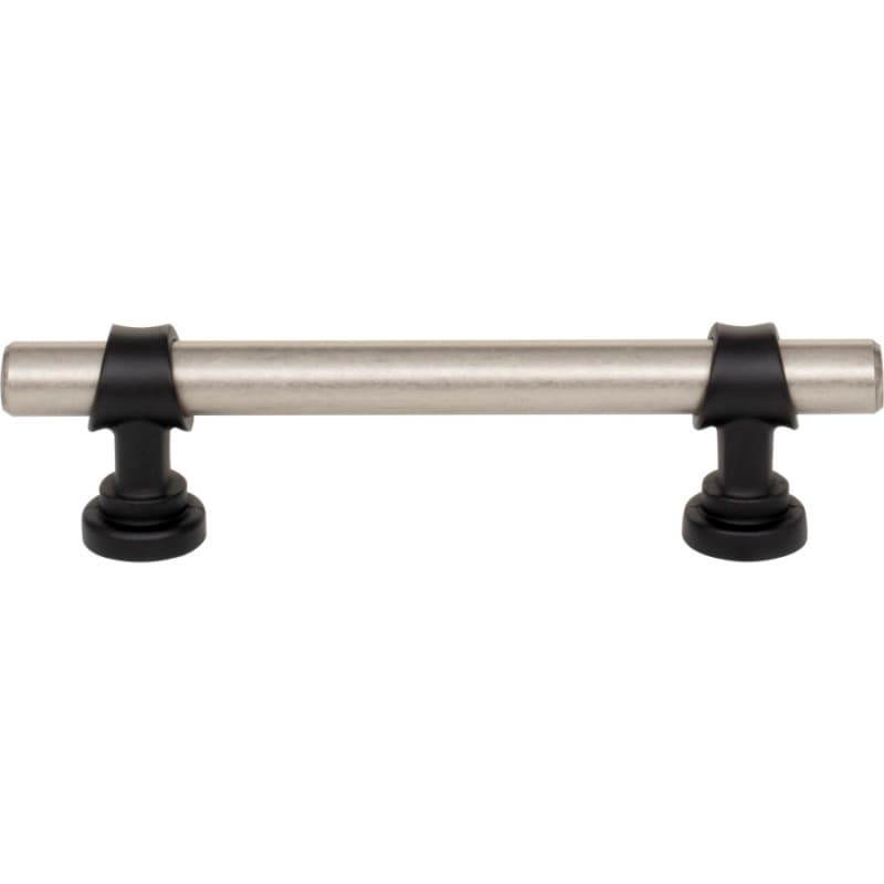 3-3/4" Dakota Bit Pull, Pewter Antique/Flat Black