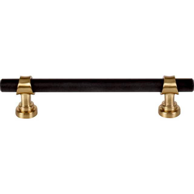 5-1/16" Dakota Bit Pull, Flat Black/Honey Bronze
