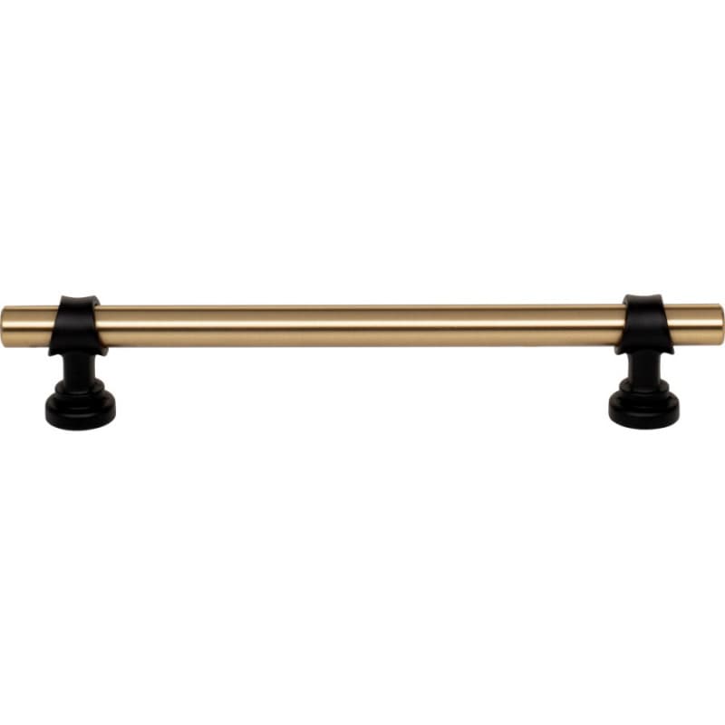 6-5/16" Dakota Bit Pull, Honey Bronze/Flat Black