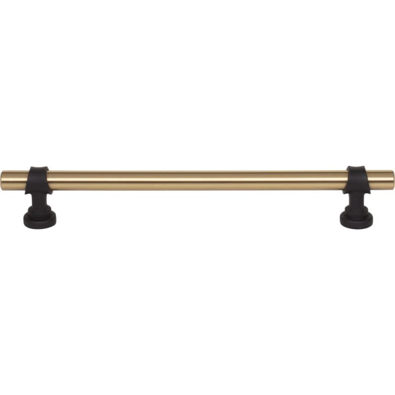 7-9/16" Dakota Bit Pull, Honey Bronze/Flat Black