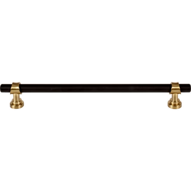 8-13/16" Dakota Bit Pull, Flat Black/Honey Bronze