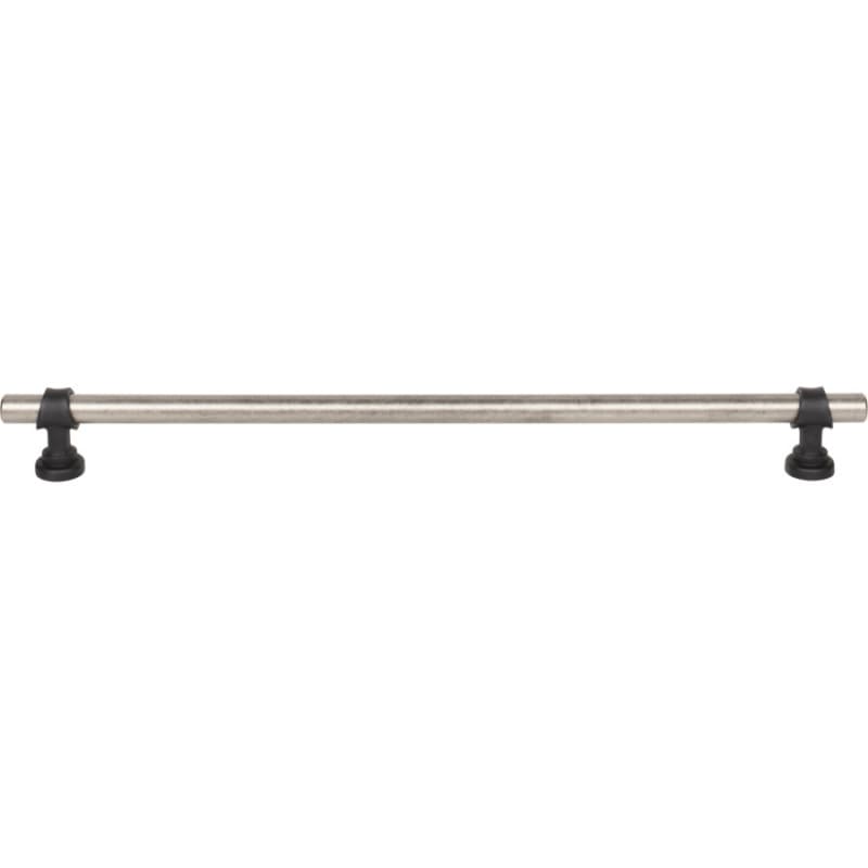 12" Dakota Bit Pull, Pewter Antique/Flat Black