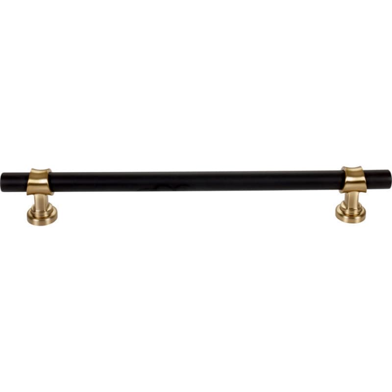 18" Dakota Bit Appliance Pull, Flat Black/Honey Bronze