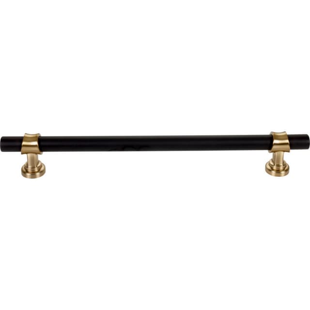 18" Dakota Bit Appliance Pull, Flat Black/Honey Bronze