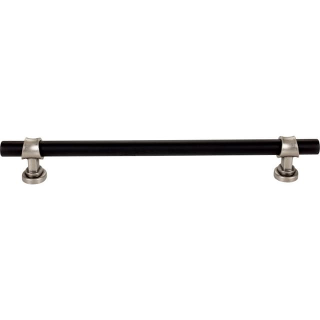 18" Dakota Bit Appliance Pull, Flat Black/Pewter Antique