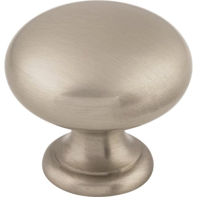 1-1/4" Somerset II Mushroom Knob, Brushed Satin Nickel