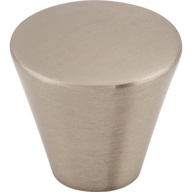 1-1/16" Nouveau Cone Knob, Brushed Satin Nickel