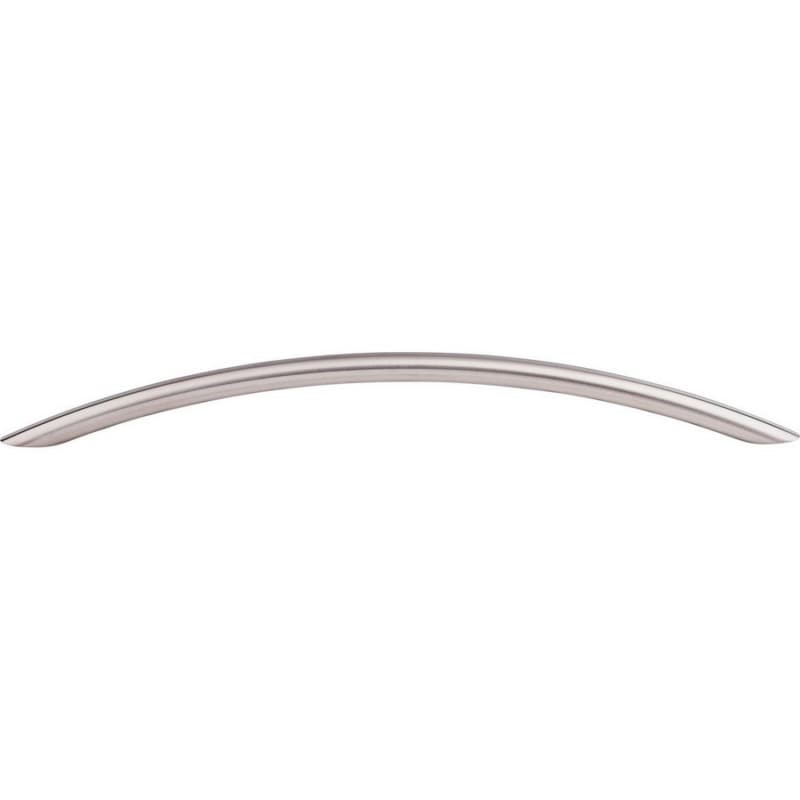 8-13/16" Stainless Steel Solid Bowed Bar Pull, Stainless Steel