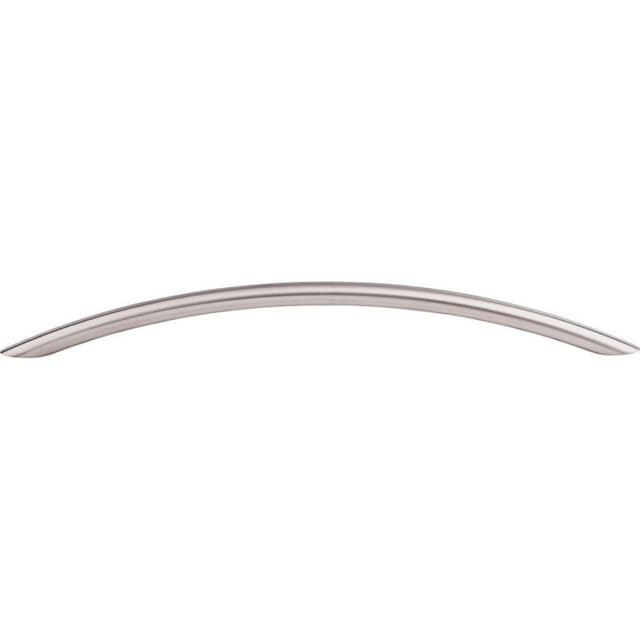 8-13/16" Stainless Steel Solid Bowed Bar Pull, Stainless Steel