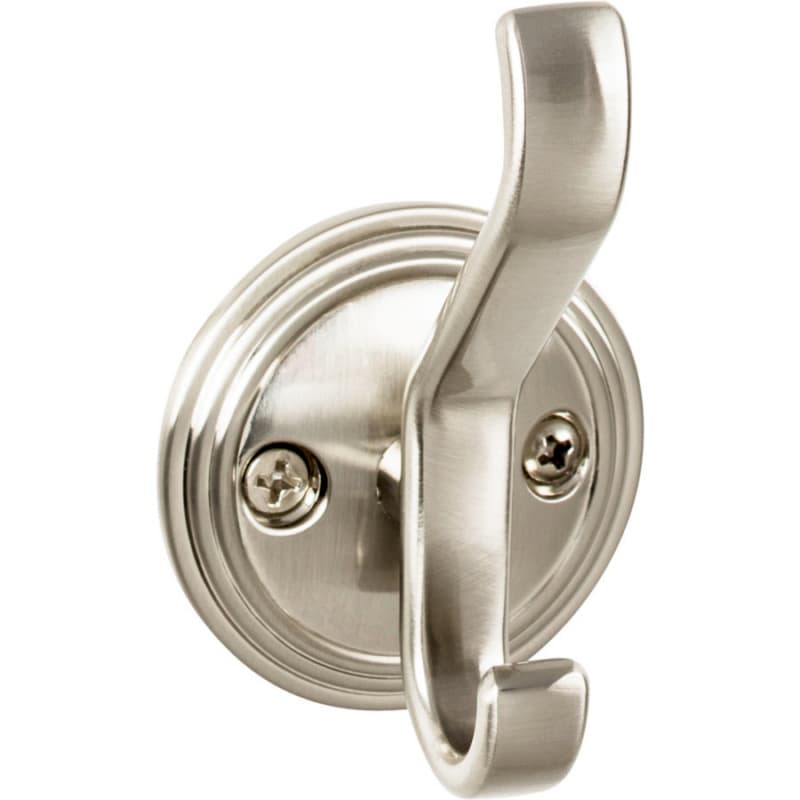 3-1/8" Ryland Hooks Reeded Hook, Brushed Satin Nickel