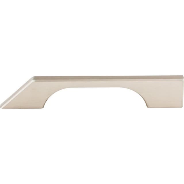 5" Sanctuary Tapered Bar Pull, Brushed Satin Nickel