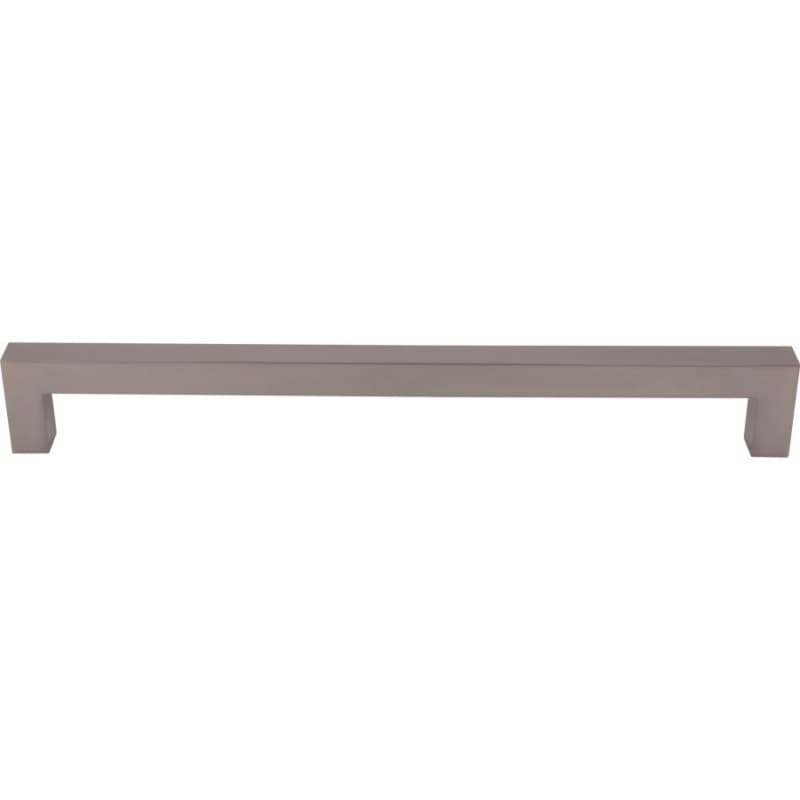 18" Nouveau Square Bar Appliance Pull, Ash Gray