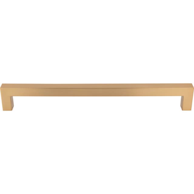 18" Nouveau Square Bar Appliance Pull, Honey Bronze