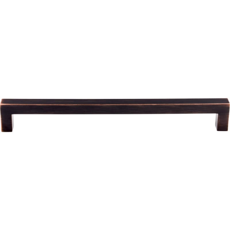 18" Nouveau Square Bar Appliance Pull, Tuscan Bronze