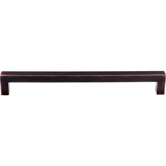 18" Nouveau Square Bar Appliance Pull, Tuscan Bronze