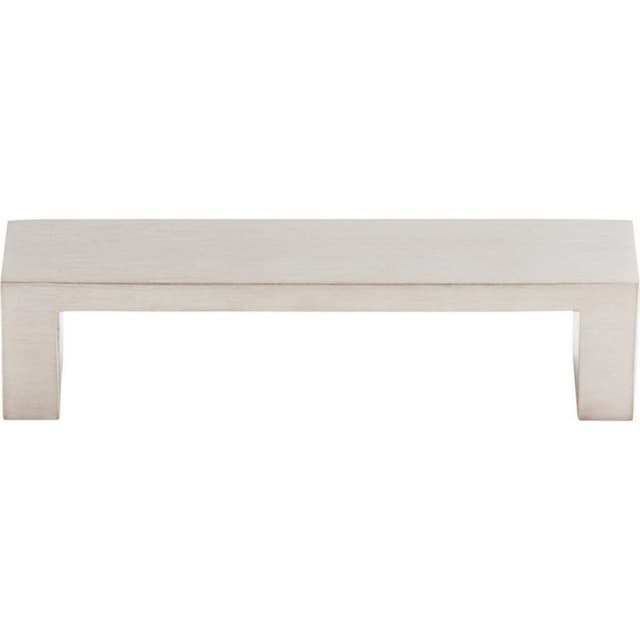 3-3/4" Sanctuary II Modern Metro Stainless Steel Pull, Brushed Stainless Steel, 4-1/8" Length