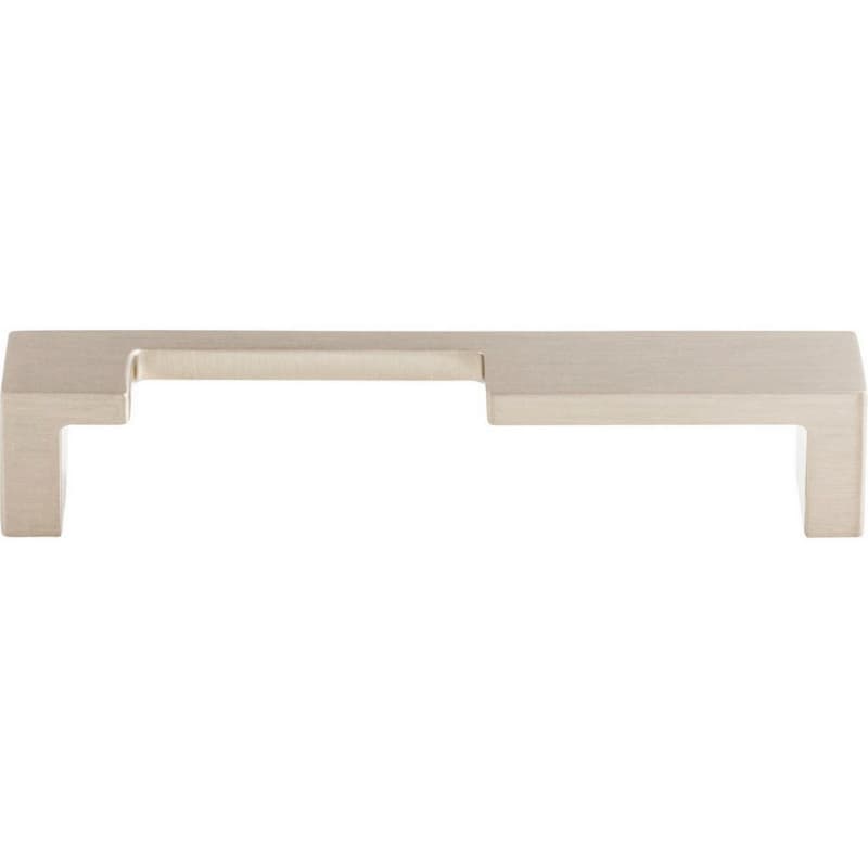 5" Sanctuary II Modern Metro Notch Pull A, Brushed Satin Nickel
