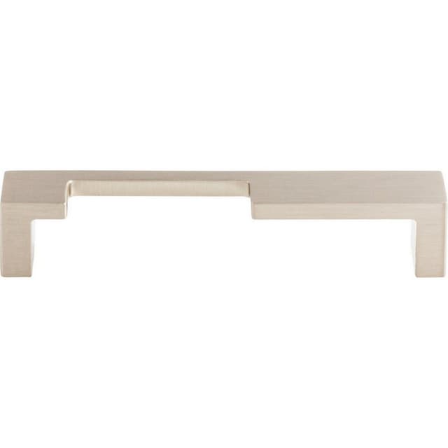 5" Sanctuary II Modern Metro Notch Pull A, Brushed Satin Nickel