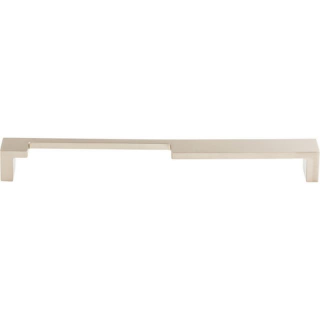 9" Sanctuary II Modern Metro Notch Pull A, Brushed Satin Nickel