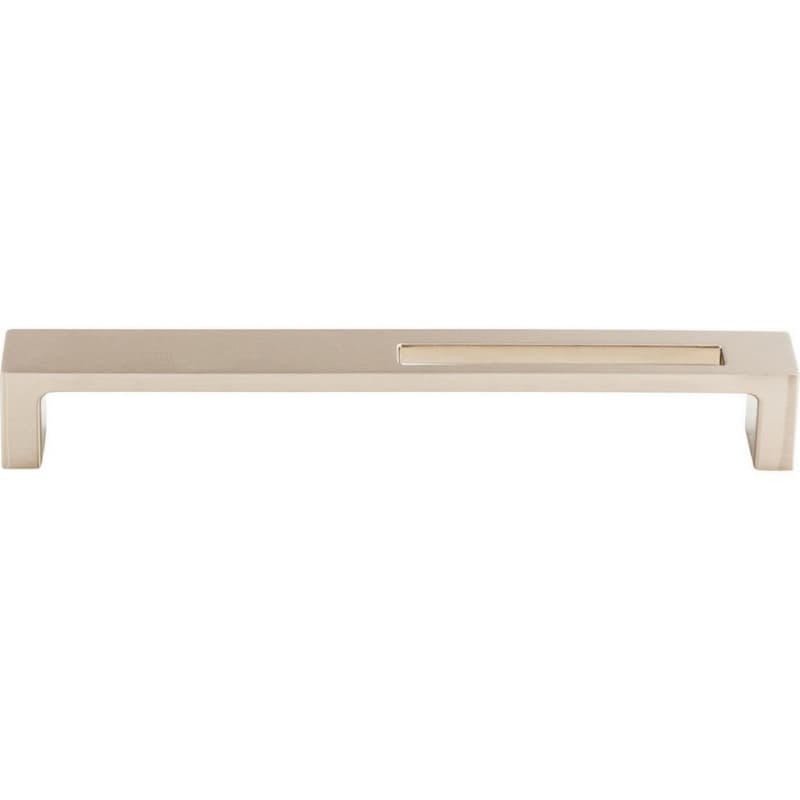 7" Sanctuary II Modern Metro Slot Pull, Brushed Satin Nickel