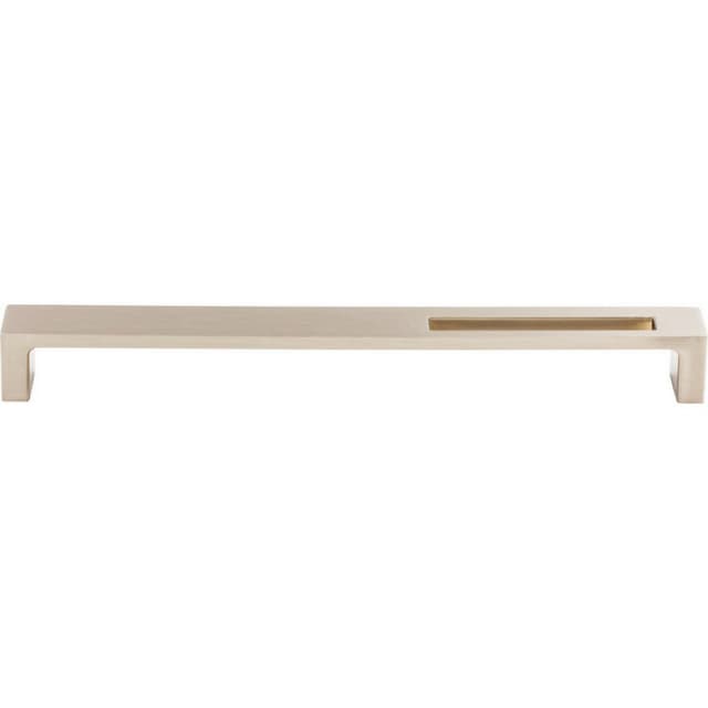 9" Sanctuary II Modern Metro Slot Pull, Brushed Satin Nickel