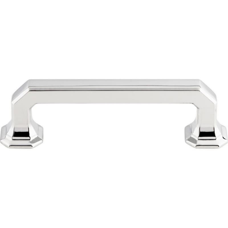 3-3/4" Chareau Emerald Pull, Polished Chrome