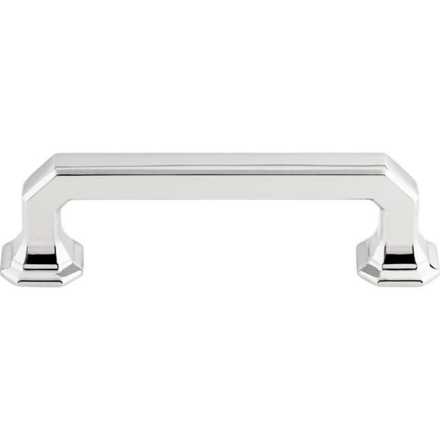 3-3/4" Chareau Emerald Pull, Polished Chrome