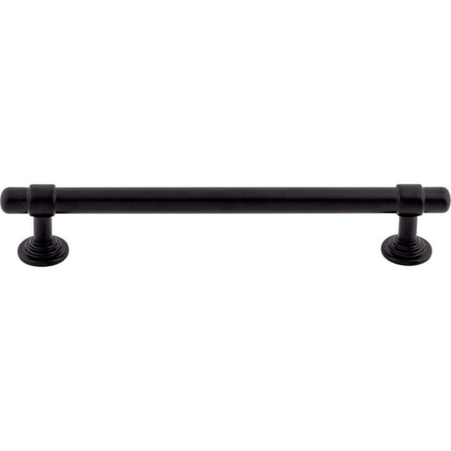6-5/16" Ellis Bar Pull, Flat Black
