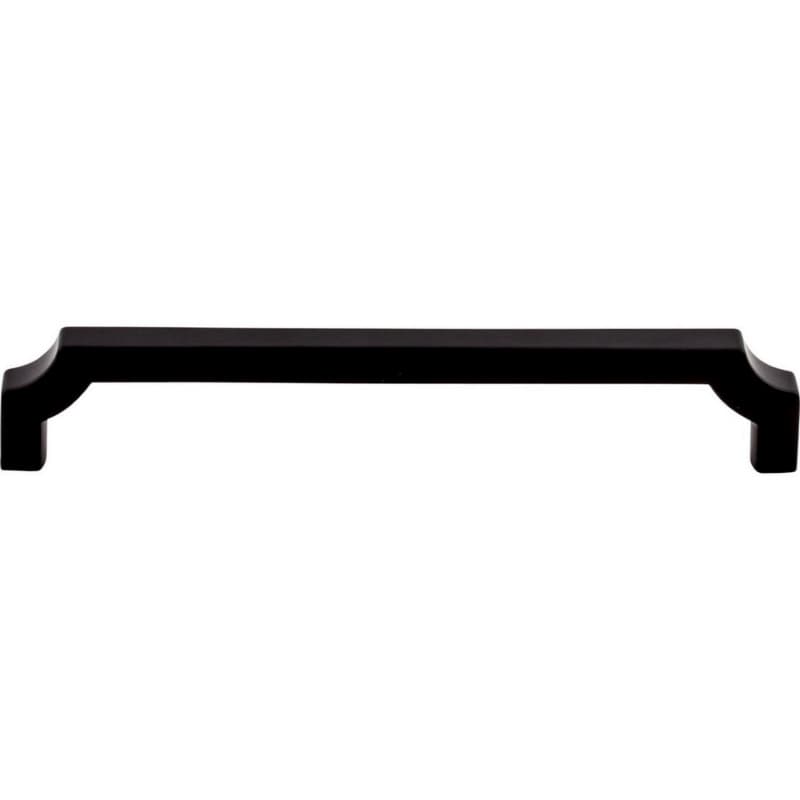 6-5/16" Ellis Davenport Pull, Flat Black