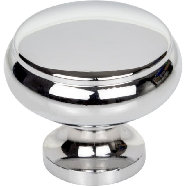 1-1/4" Regent's Park Cumberland Knob, Polished Chrome