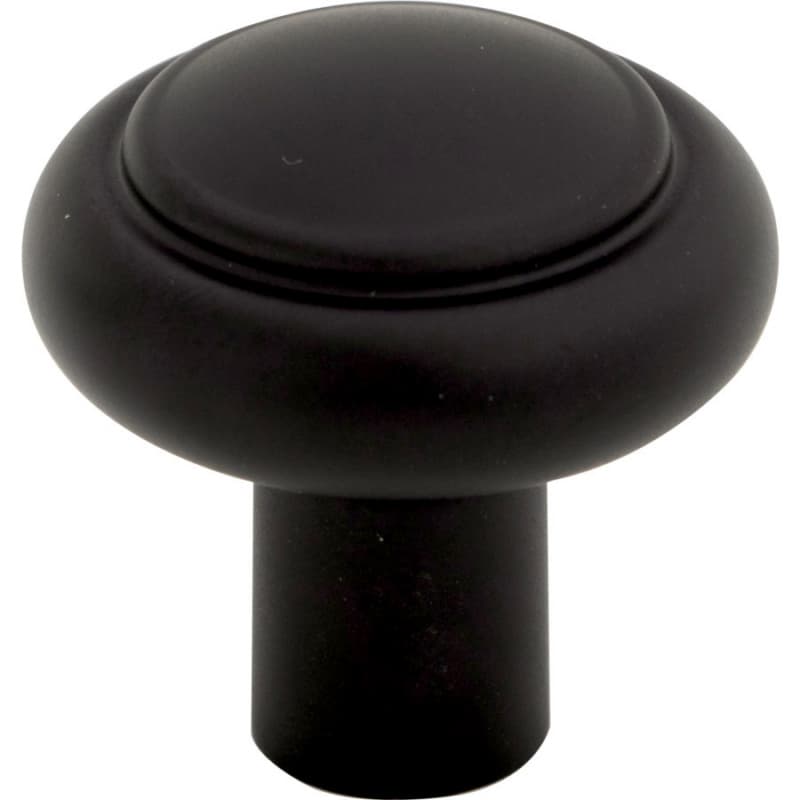 1-1/4" Regent's Park Clarence Knob, Flat Black