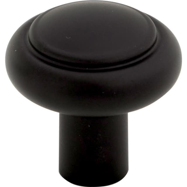 1-1/4" Regent's Park Clarence Knob, Flat Black