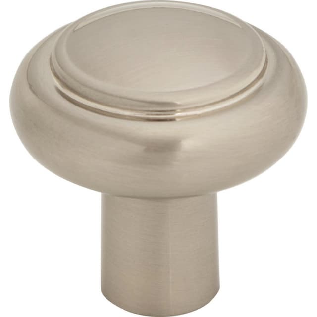 1-1/4" Regent's Park Clarence Knob, Brushed Satin Nickel