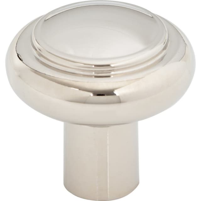 1-1/4" Regent's Park Clarence Knob, Polished Nickel
