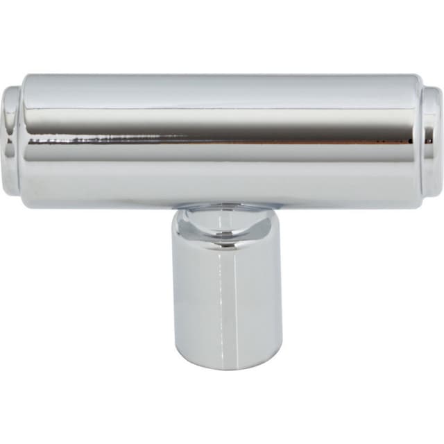 2" Regent's Park Clarence T-Knob, Polished Chrome