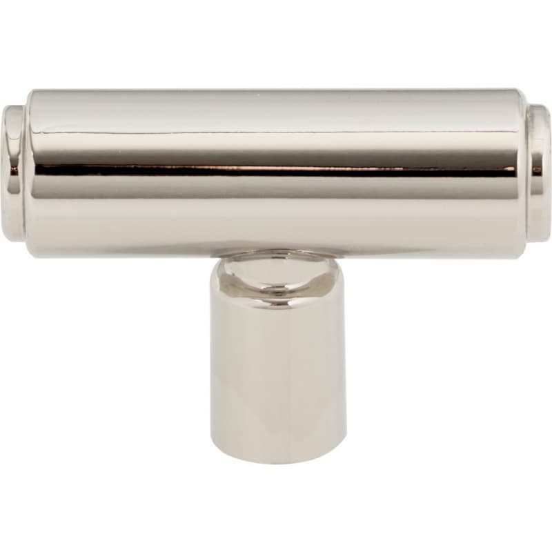 2" Regent's Park Clarence T-Knob, Polished Nickel