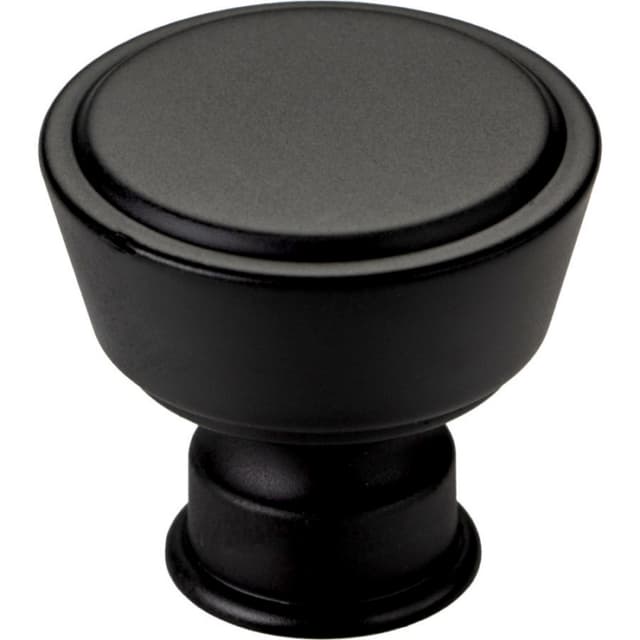 1-3/8" Regent's Park Ormonde Knob, Flat Black