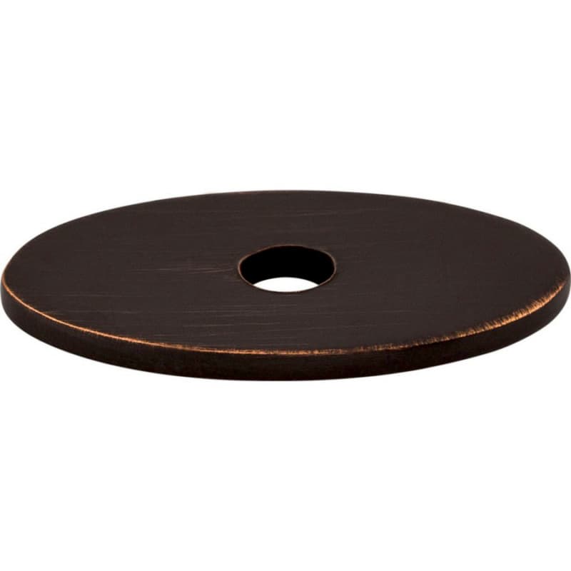 OVL BCKPLT SM 1 1/4" TSCN BRNZ, TK58TB