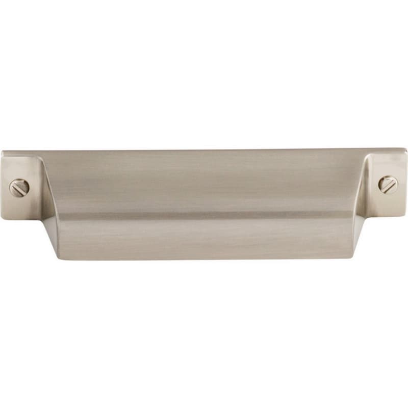3-3/4" Barrington Channing Cup Pull, Brushed Satin Nickel