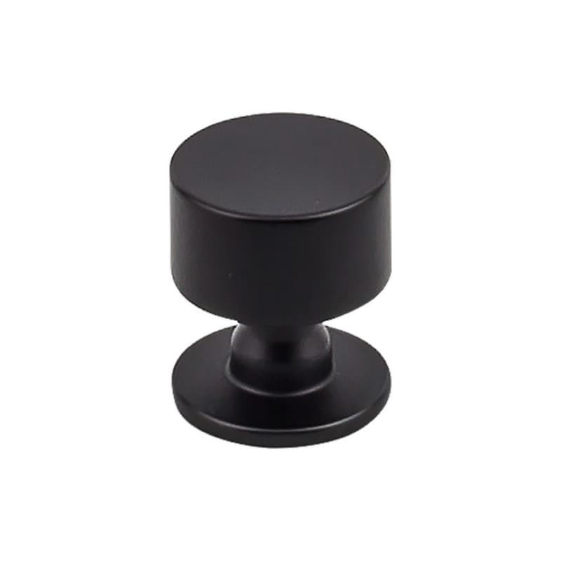 1-1/8" Serene Lily Knob, Flat Black