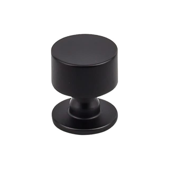 1-1/8" Serene Lily Knob, Flat Black
