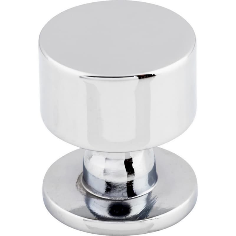1-1/8" Serene Lily Knob, Polished Chrome